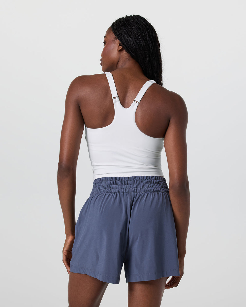 Vuori Dynamic Tank White Racerback Tank