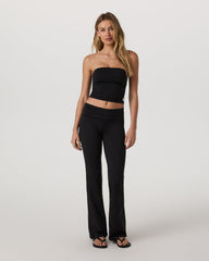 Vuori Halo Tube Top Women's Black Heather Tube Top