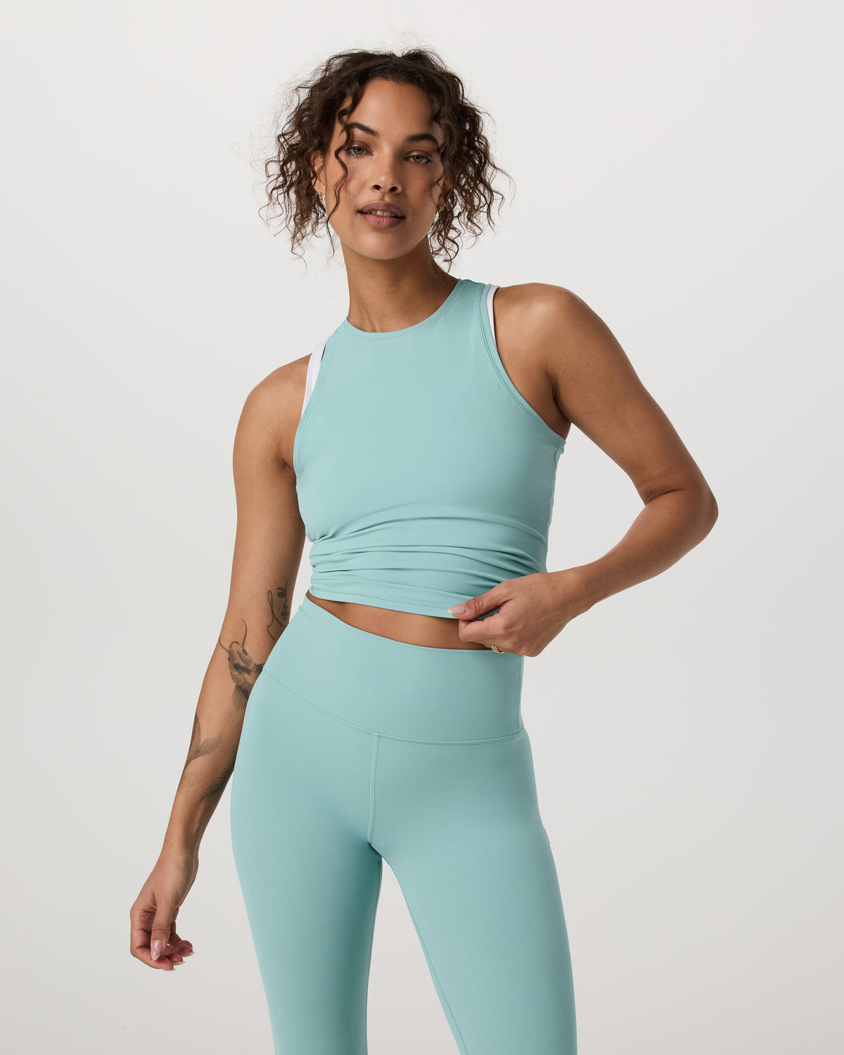 Vuori Vuori AllTheFeels™ Crew Tank Women's Sea Spray Tank Top