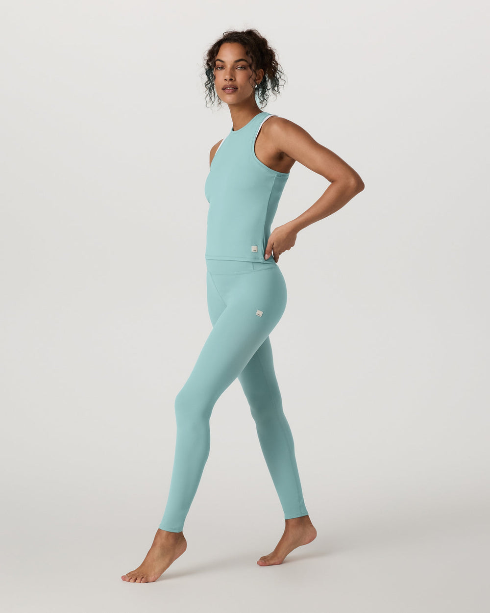 Vuori Vuori AllTheFeels™ Crew Tank Women's Sea Spray Tank Top