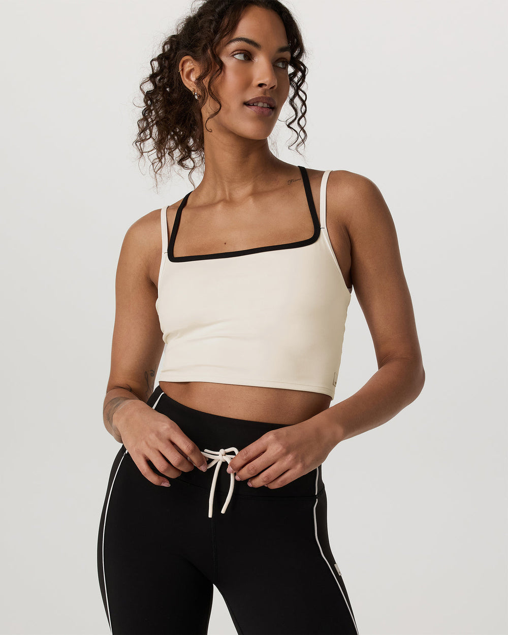 Vuori Daily Layered Tank Women's Marshmallow Performance Top