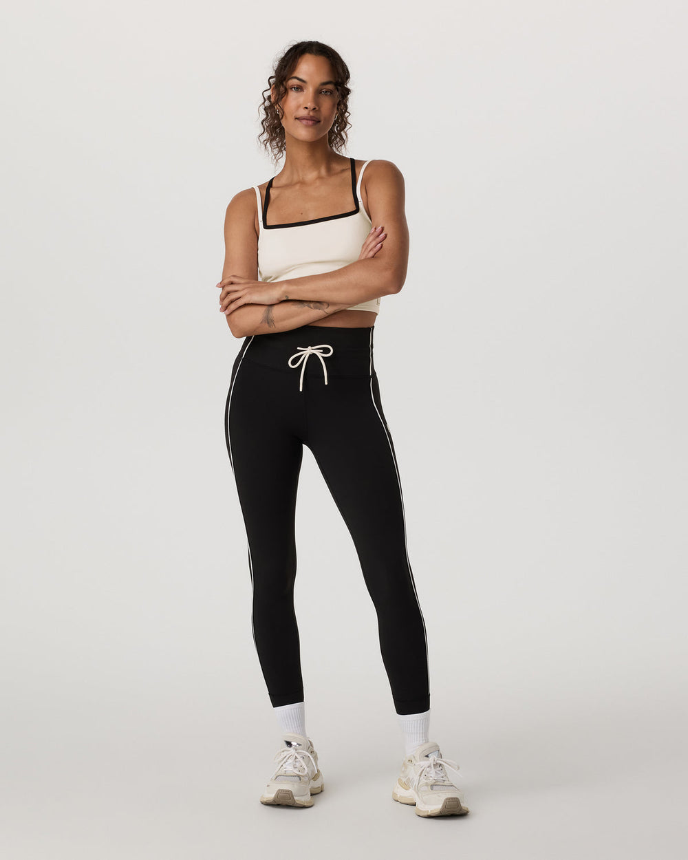 Vuori Daily Layered Tank Women's Marshmallow Performance Top