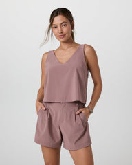 Vuori Villa Cropped Tank Zion Rose
