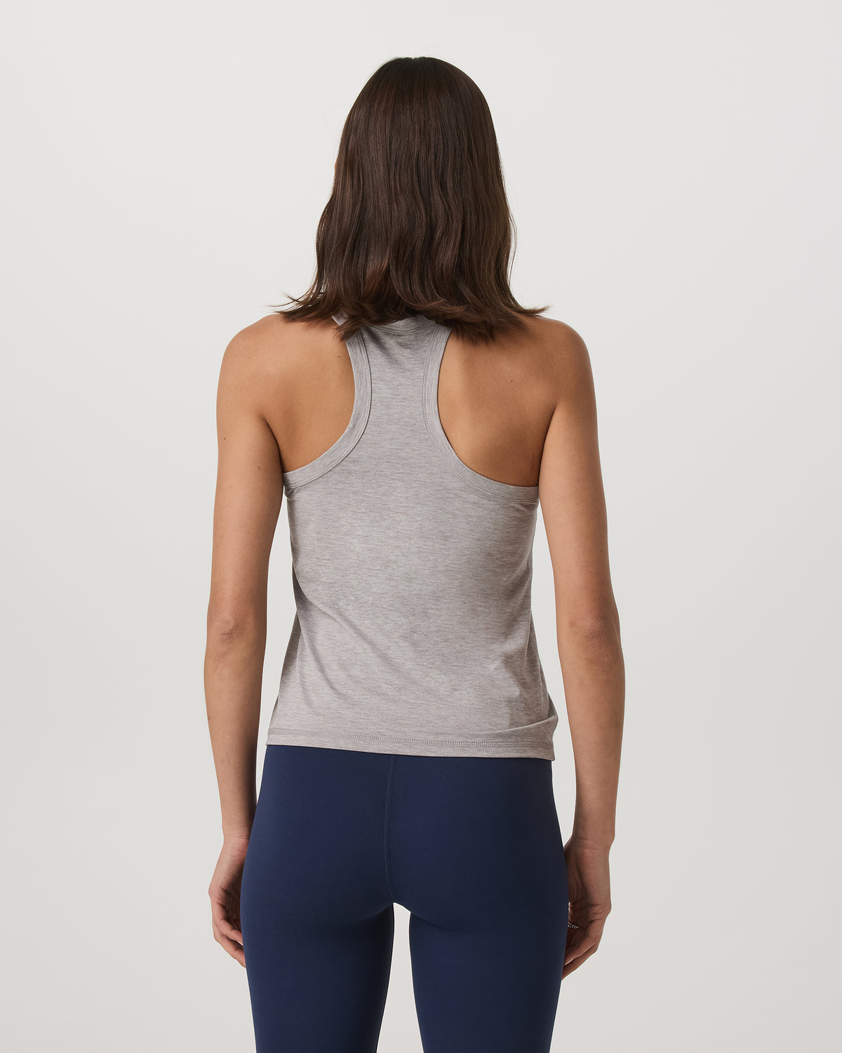 Vuori Lux Racerback Tank Women's Light Heather Grey Top