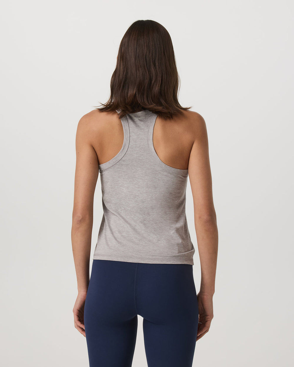 Vuori Lux Racerback Tank Women's Light Heather Grey Top