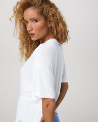 Vuori Energy Long Tee Women's White Performance Tee Shirt