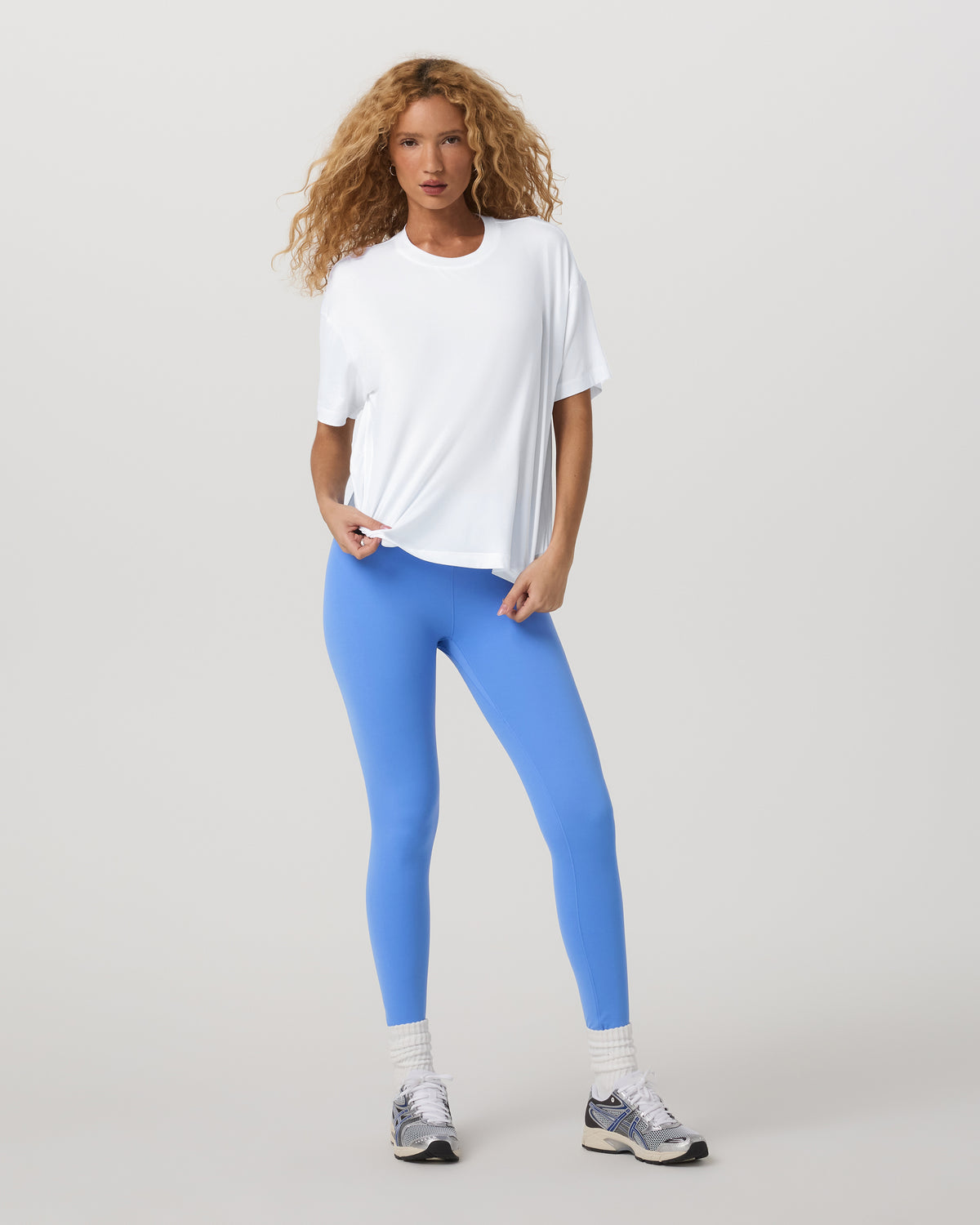 Vuori Energy Long Tee Women's White Performance Tee Shirt