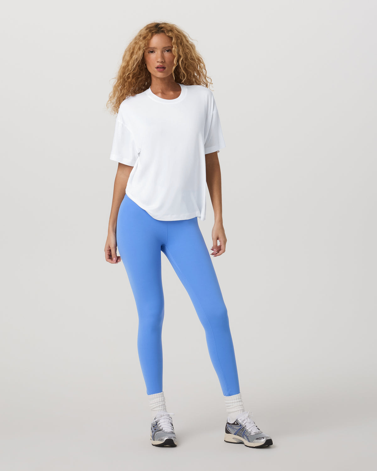 Vuori Energy Long Tee Women's White Performance Tee Shirt
