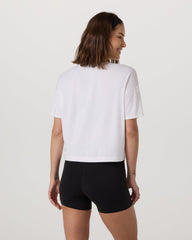 Vuori Energy Tee Women's White Oversized Tee