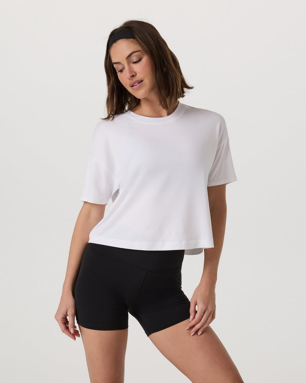 Vuori Energy Tee Women's White Oversized Tee