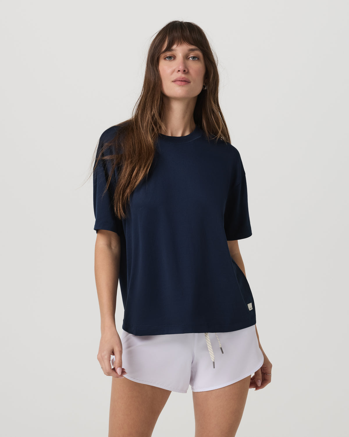 Vuori Energy Long Tee Women's Blue Coast Fitness Tee Shirt