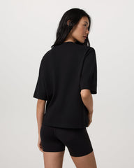 Vuori Short Sleeve Maven Oversized Tee Women's Black T-Shirt