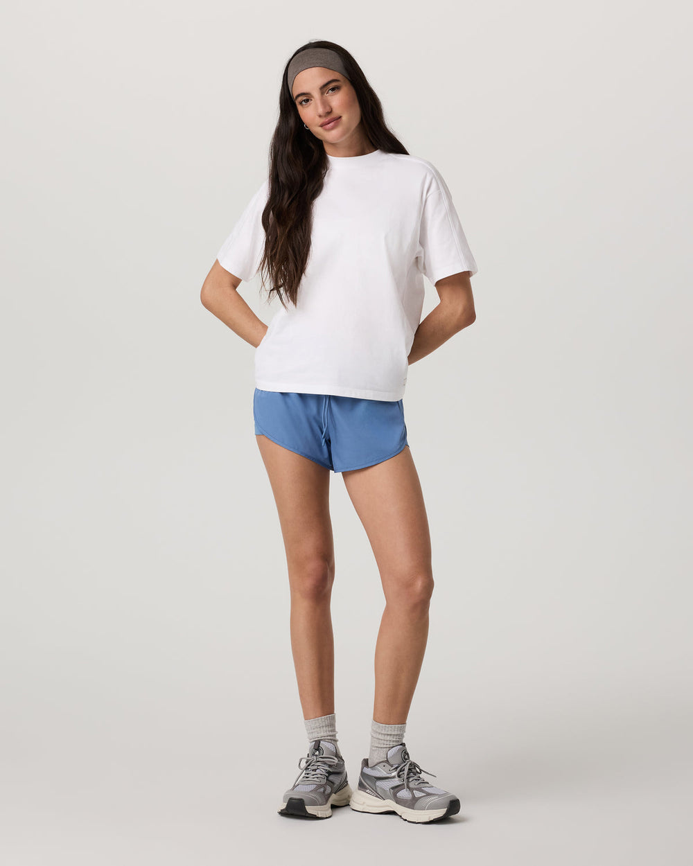 Vuori Short Sleeve Heavyweight Oversized Cotton Tee White