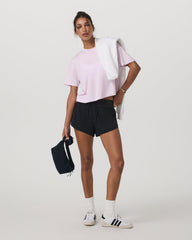 Vuori Energy Tee Women's Lilac Breeze Heather Oversized Shirt