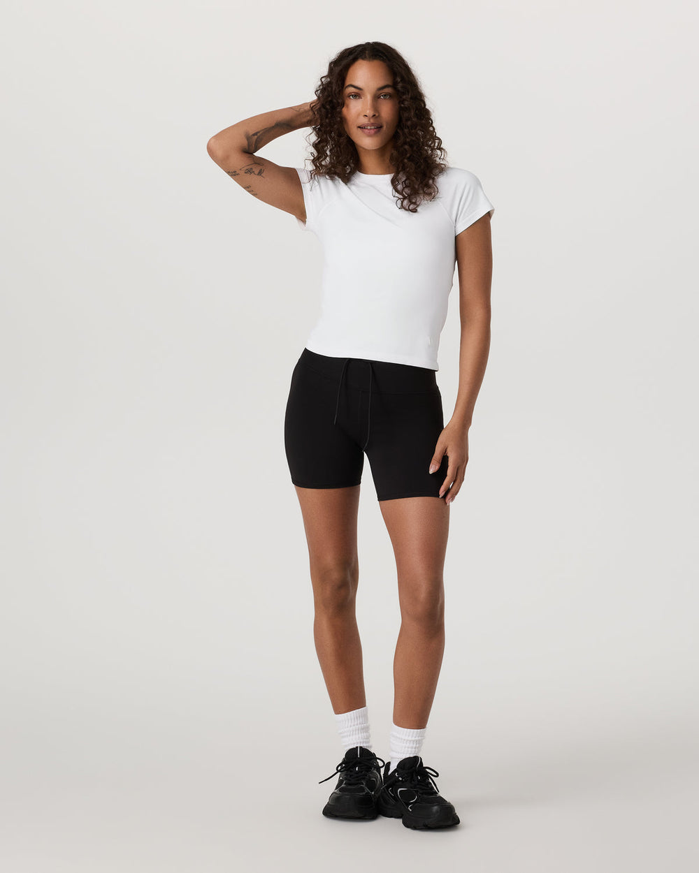 Vuori Short Sleeve Seamless Surge Tee White