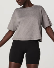 Vuori Energy Tee Women's Heather Grey Oversized Tee