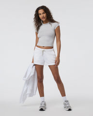 Vuori Halo Baby Tee Pale Grey Heather