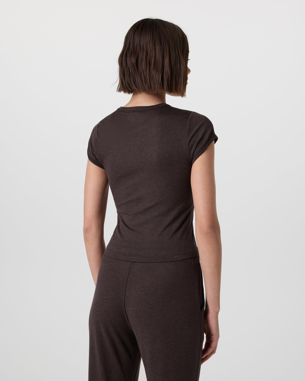Vuori Halo Baby Tee Java Heather