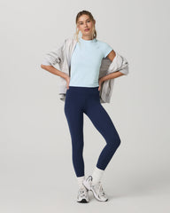 Vuori Short Sleeve Seamless Surge Tee Women's Soft Sky Shirt