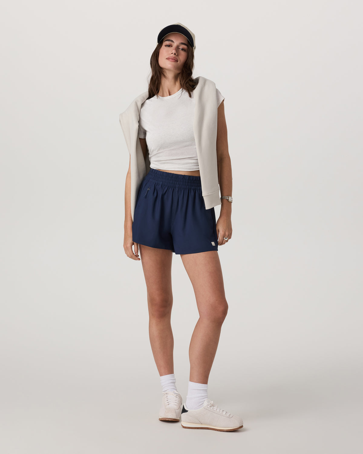 Vuori Short Sleeve Feather Classic Tee White Heather T-Shirt