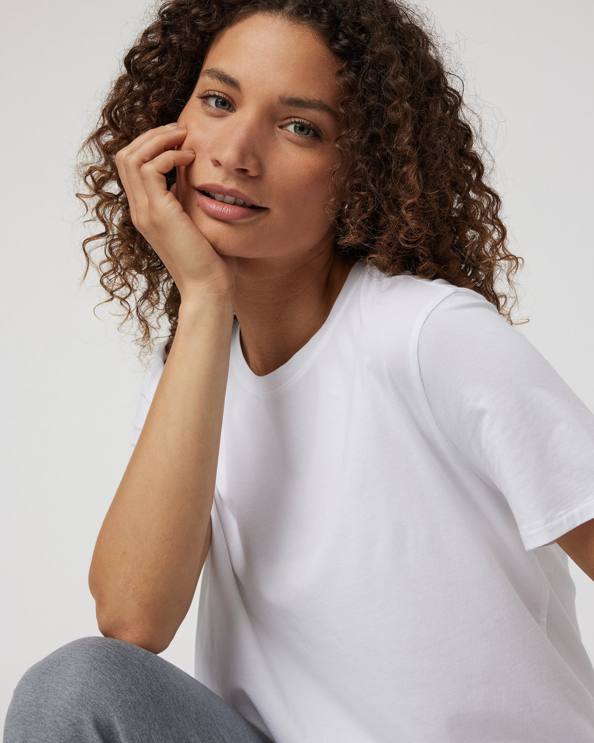 Vuori Feather Tee Women's White Lightweight Tee