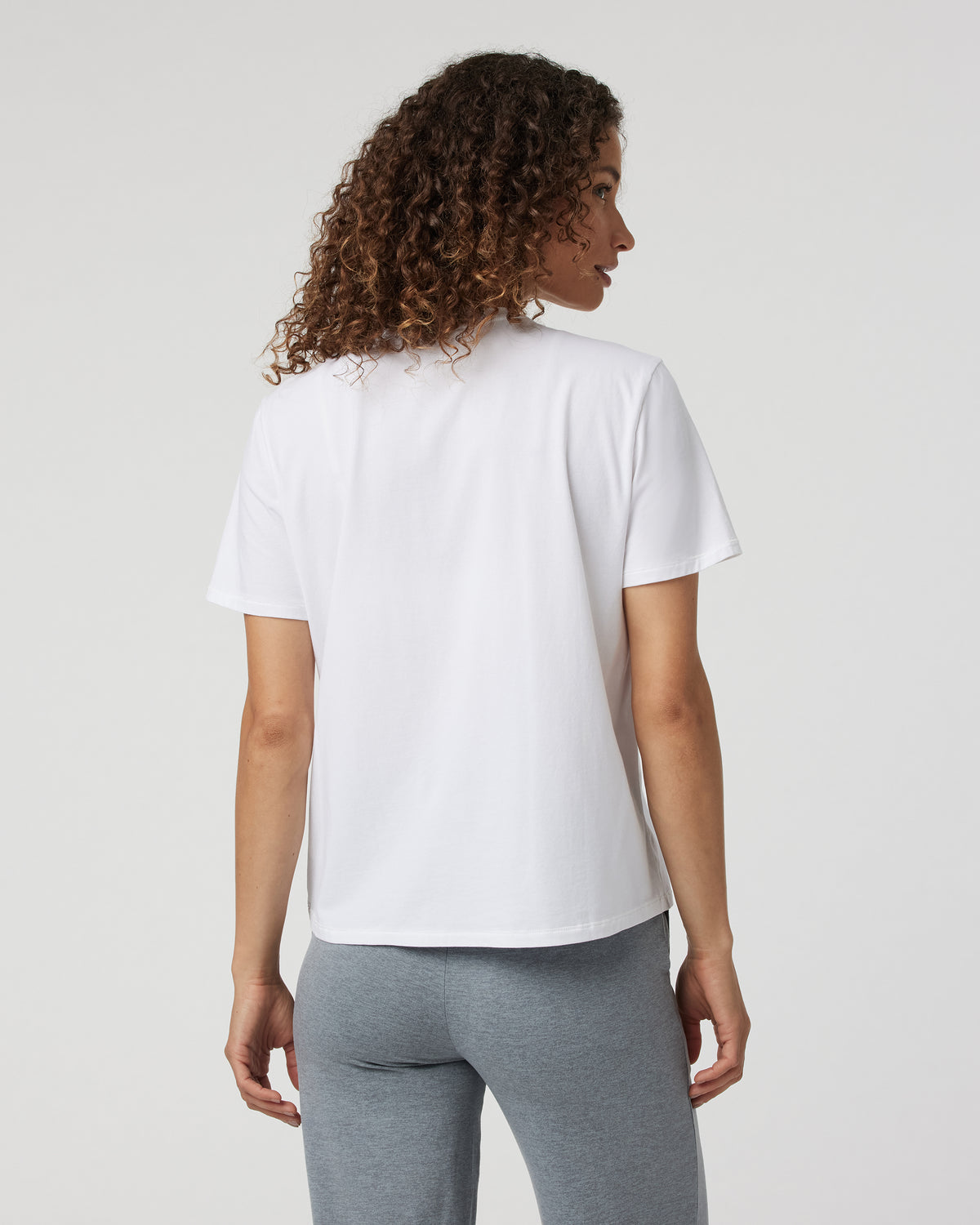 Vuori Feather Tee Women's White Lightweight Tee