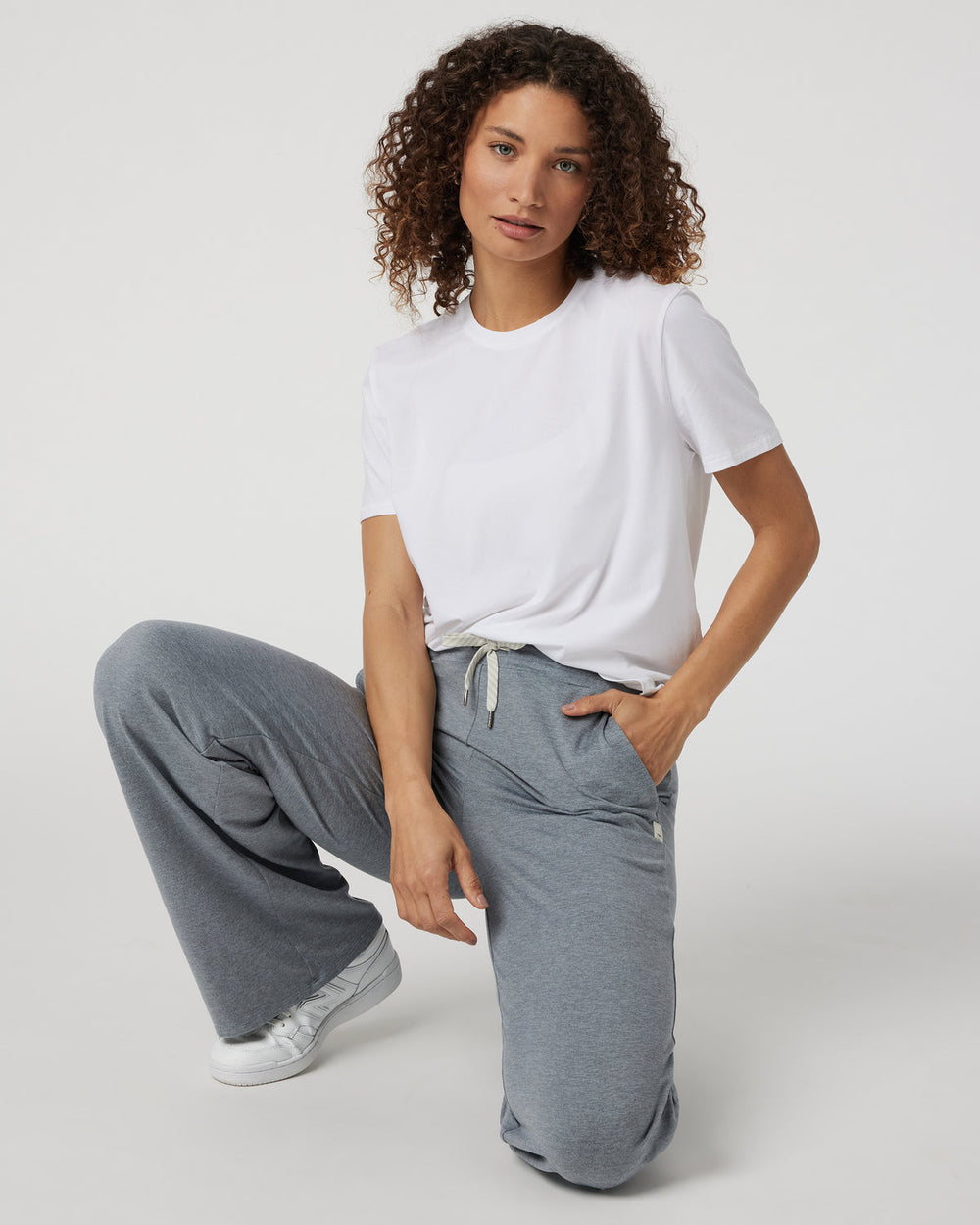 Vuori Feather Tee Women's White Lightweight Tee
