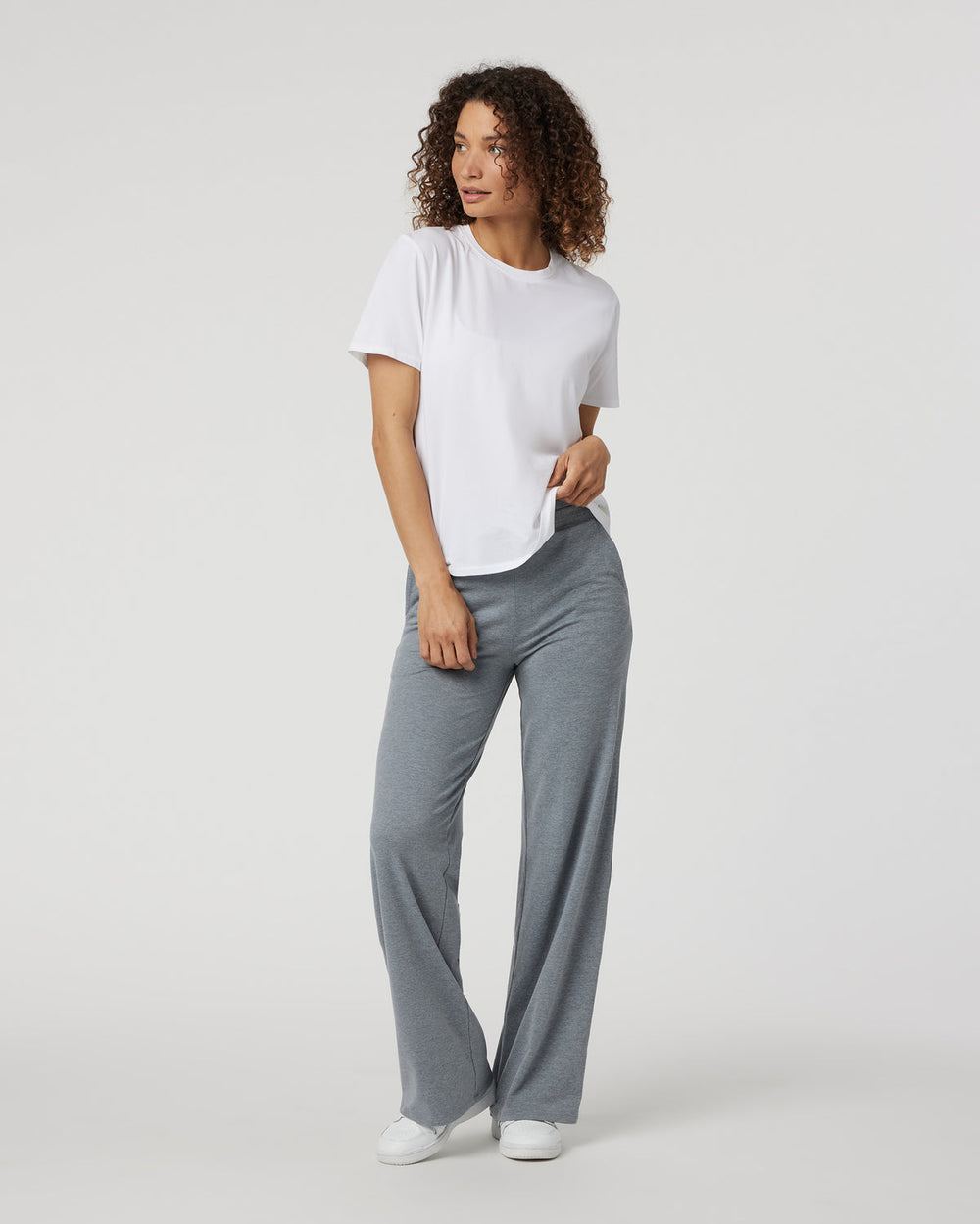 Vuori Feather Tee Women's White Lightweight Tee