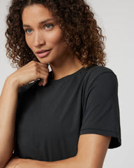 Vuori Feather Tee Women's Washed Black Tee
