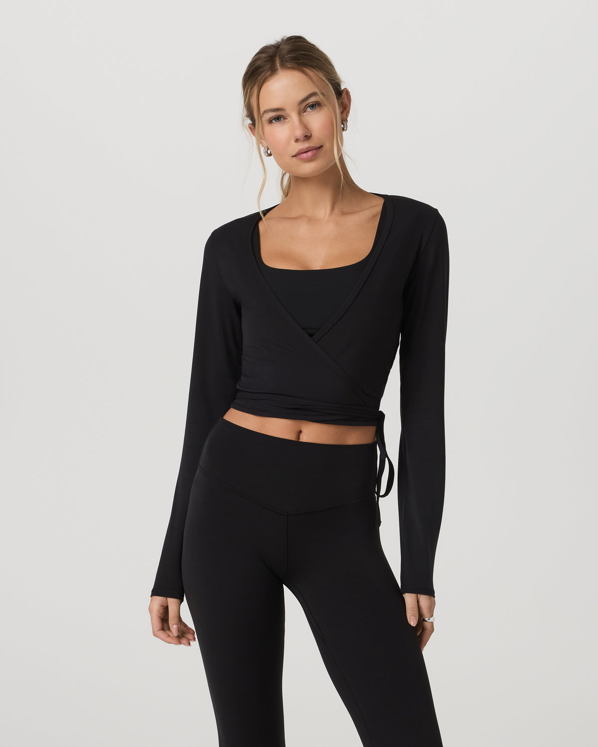 Vuori Vuori AllTheForm™ Wrap Top Women's Black Wrap Top