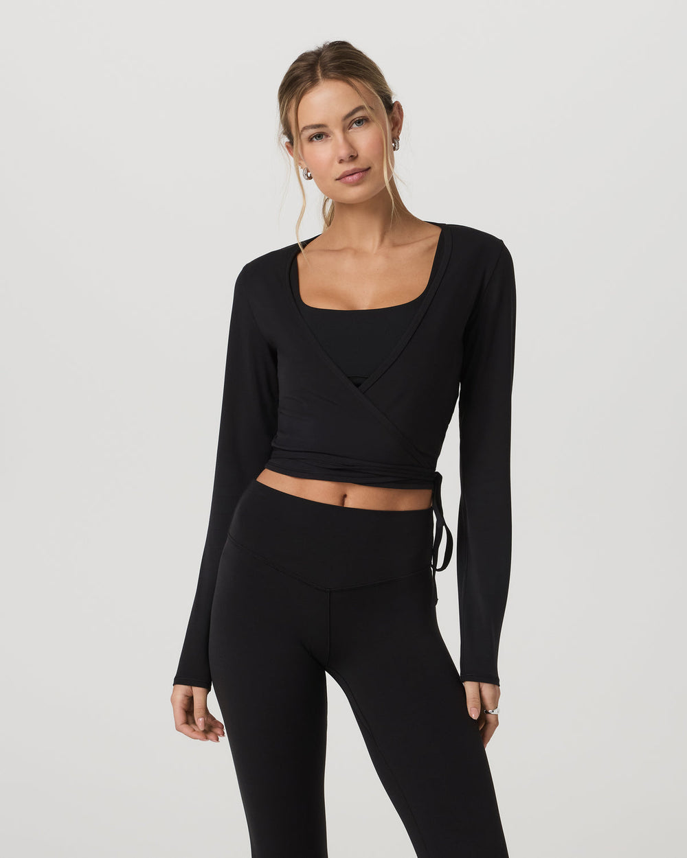 Vuori Vuori AllTheForm™ Wrap Top Women's Black Wrap Top