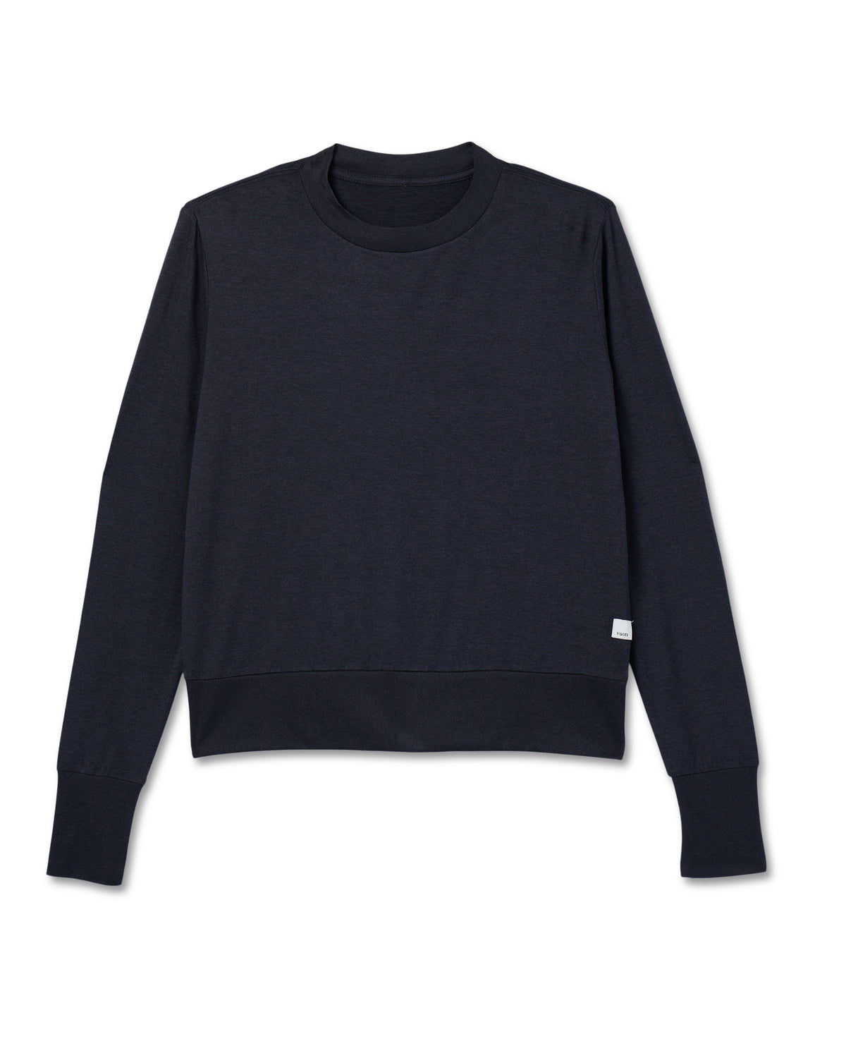 Vuori Daydream Crew Lightweight Black Long Sleeve Shirt