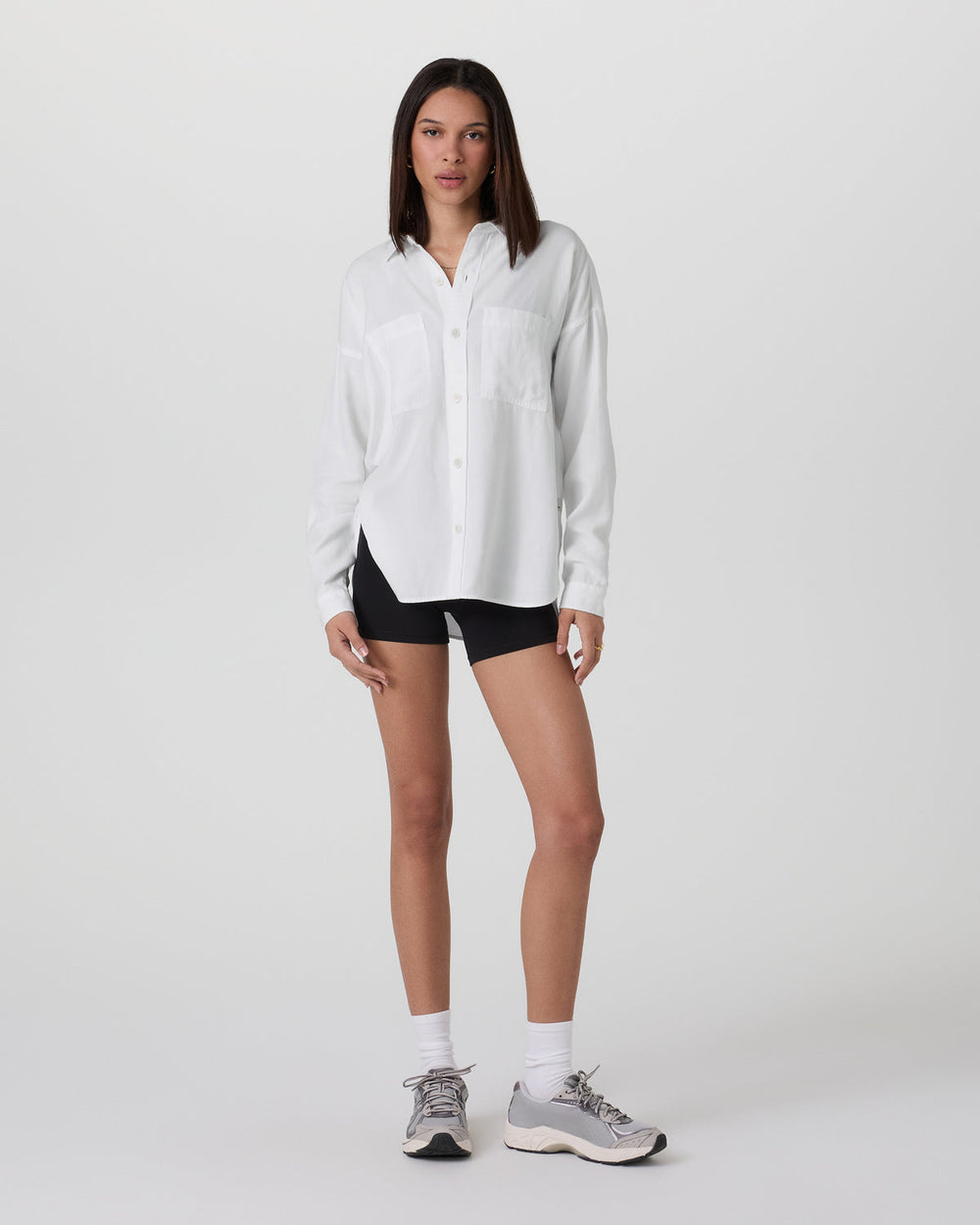 Vuori Trestles Twill Button Up White