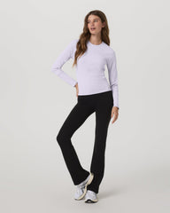 Vuori Long Sleeve Pose Crew Women's Lavender Ice Crewneck