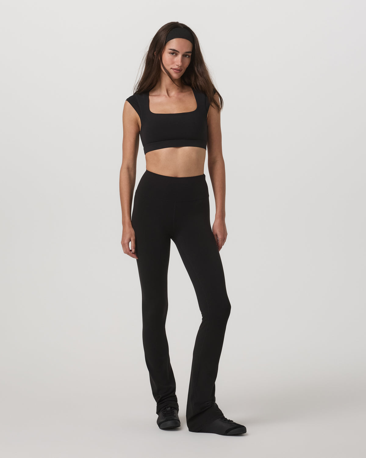 Vuori Vuori AllTheForm™ Short Sleeve Bra Women's Black Sports Bra