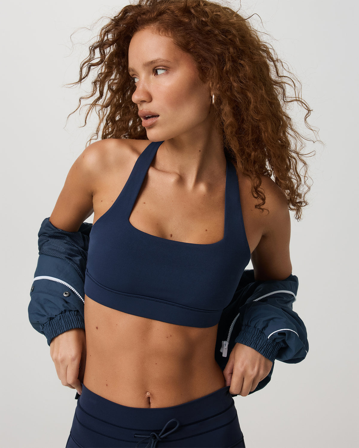 Vuori Daily Form Bra Women's Blue Coast Racerback Sports Bra