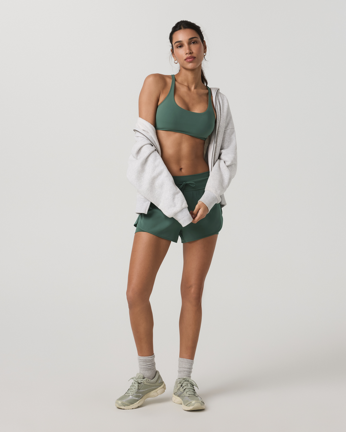Vuori Yosemite Bra Women's Agate Green Strappy Sports Bra