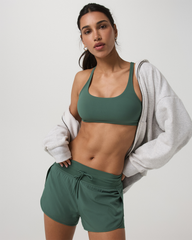 Vuori Yosemite Bra Women's Agate Green Strappy Sports Bra
