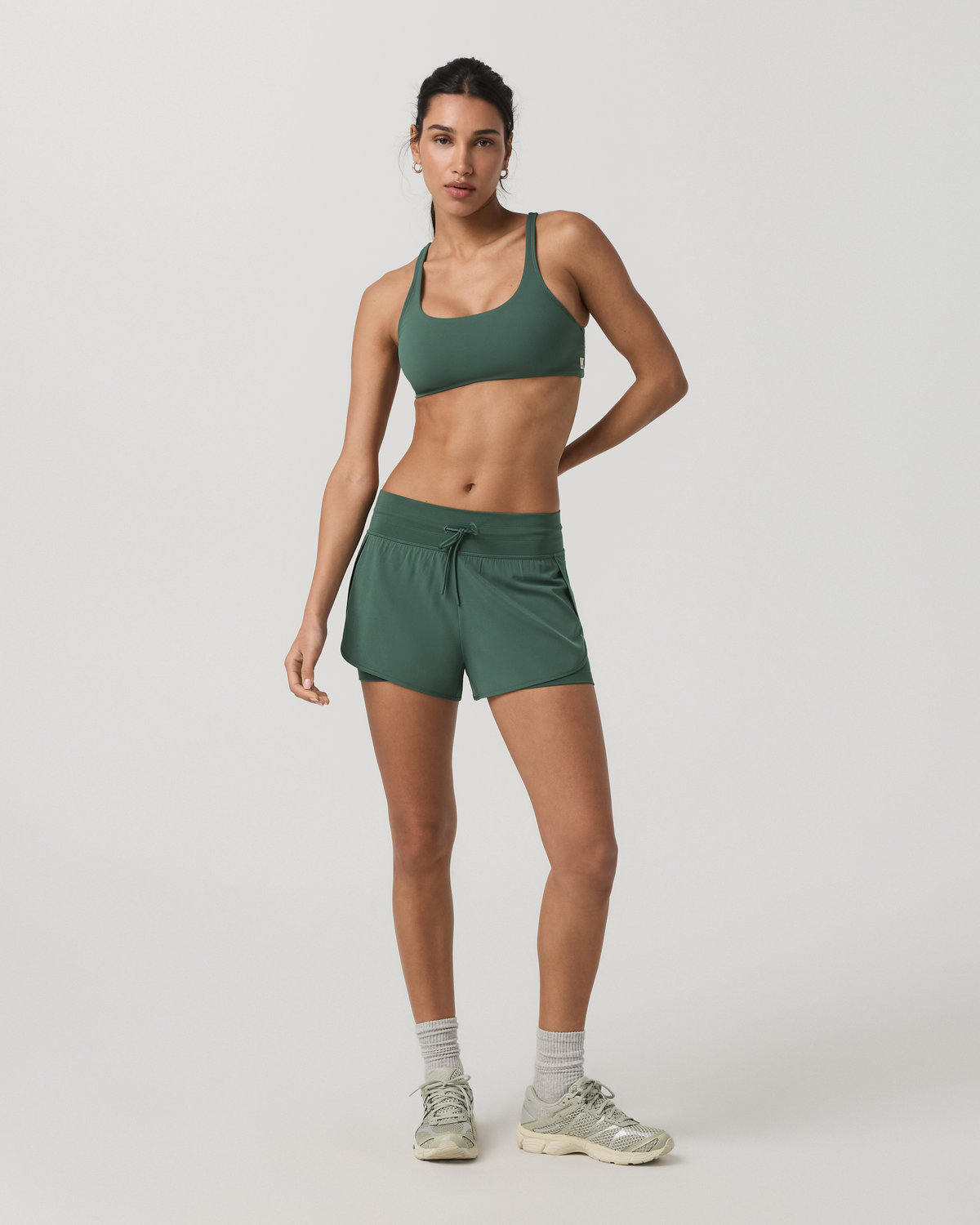 Vuori Yosemite Bra Women's Agate Green Strappy Sports Bra