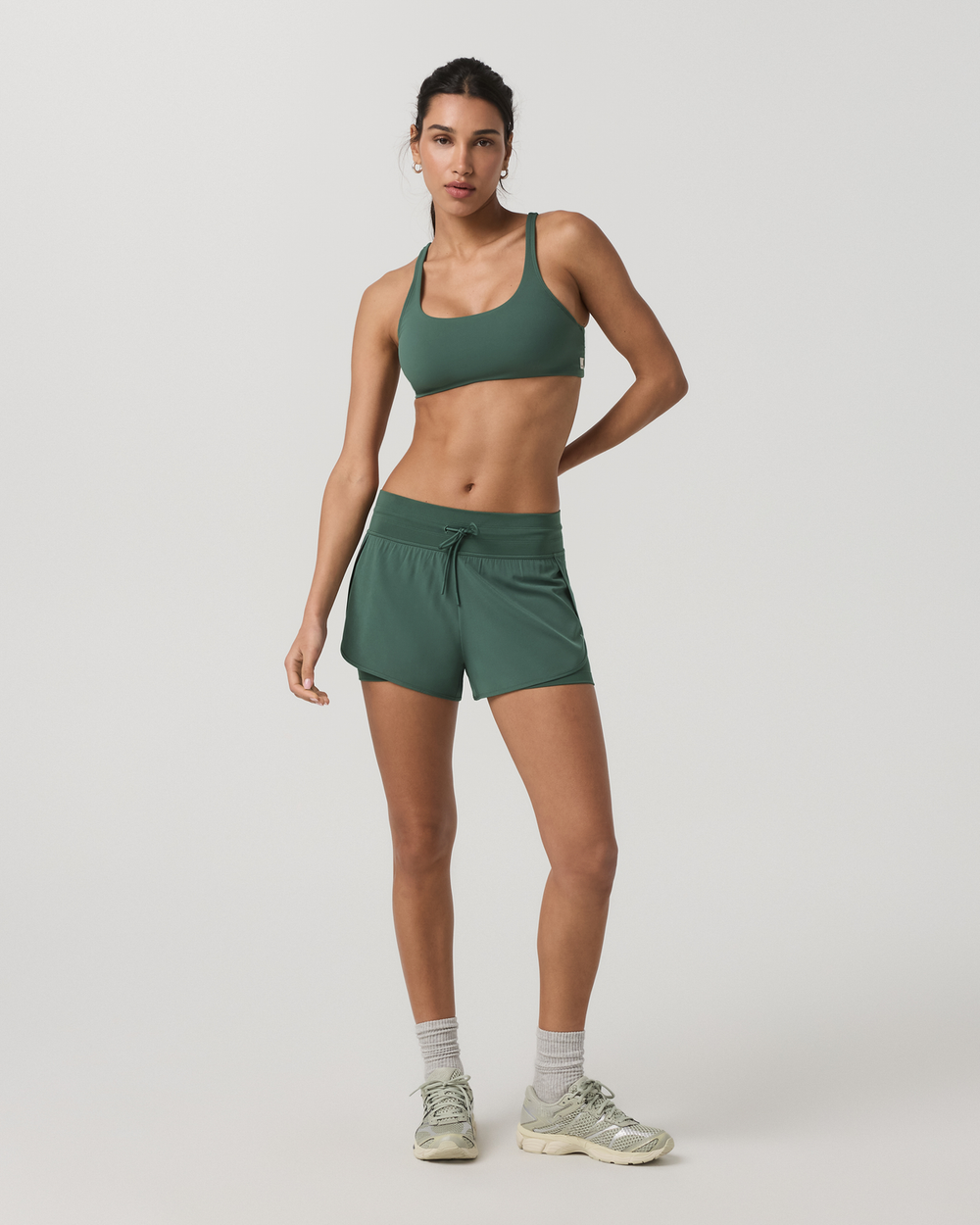 Vuori Yosemite Bra Women's Agate Green Strappy Sports Bra
