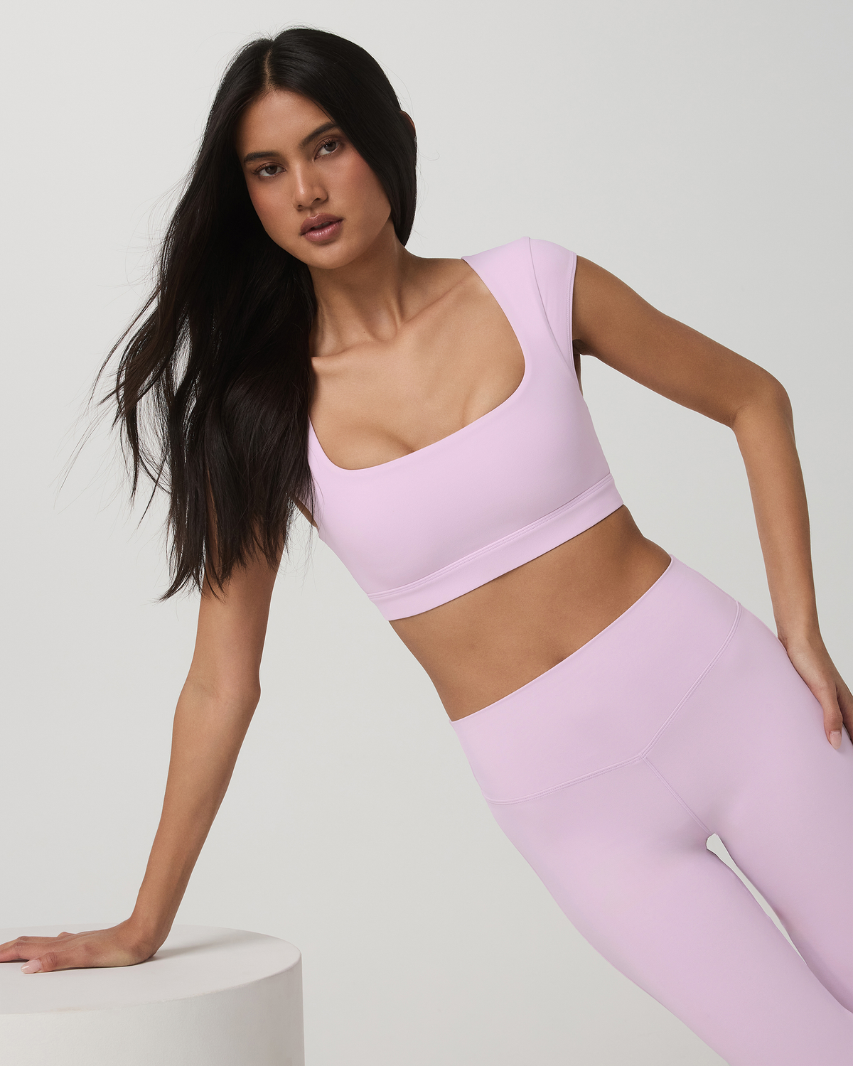 Vuori Vuori AllTheForm™ Short Sleeve Bra Women's Orchid Whisper Bra