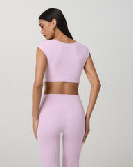 Vuori Vuori AllTheForm™ Short Sleeve Bra Women's Orchid Whisper Bra