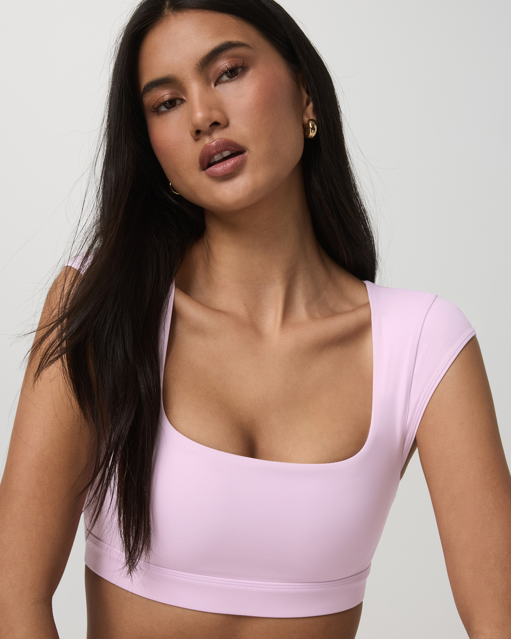 Vuori Vuori AllTheForm™ Short Sleeve Bra Women's Orchid Whisper Bra