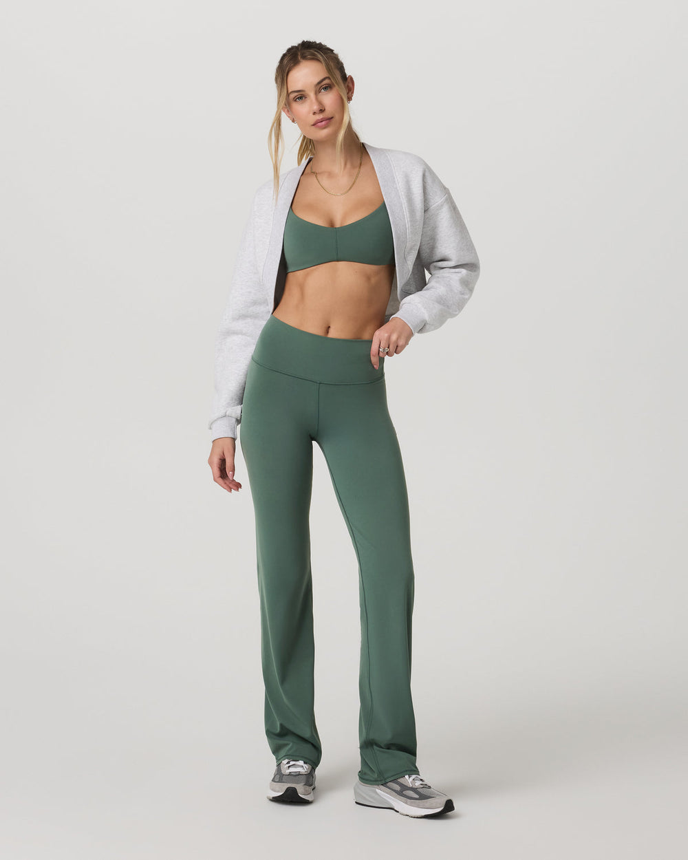 Vuori Vuori AllTheFeels™ Strappy Back Bra Women's Agate Green Bra