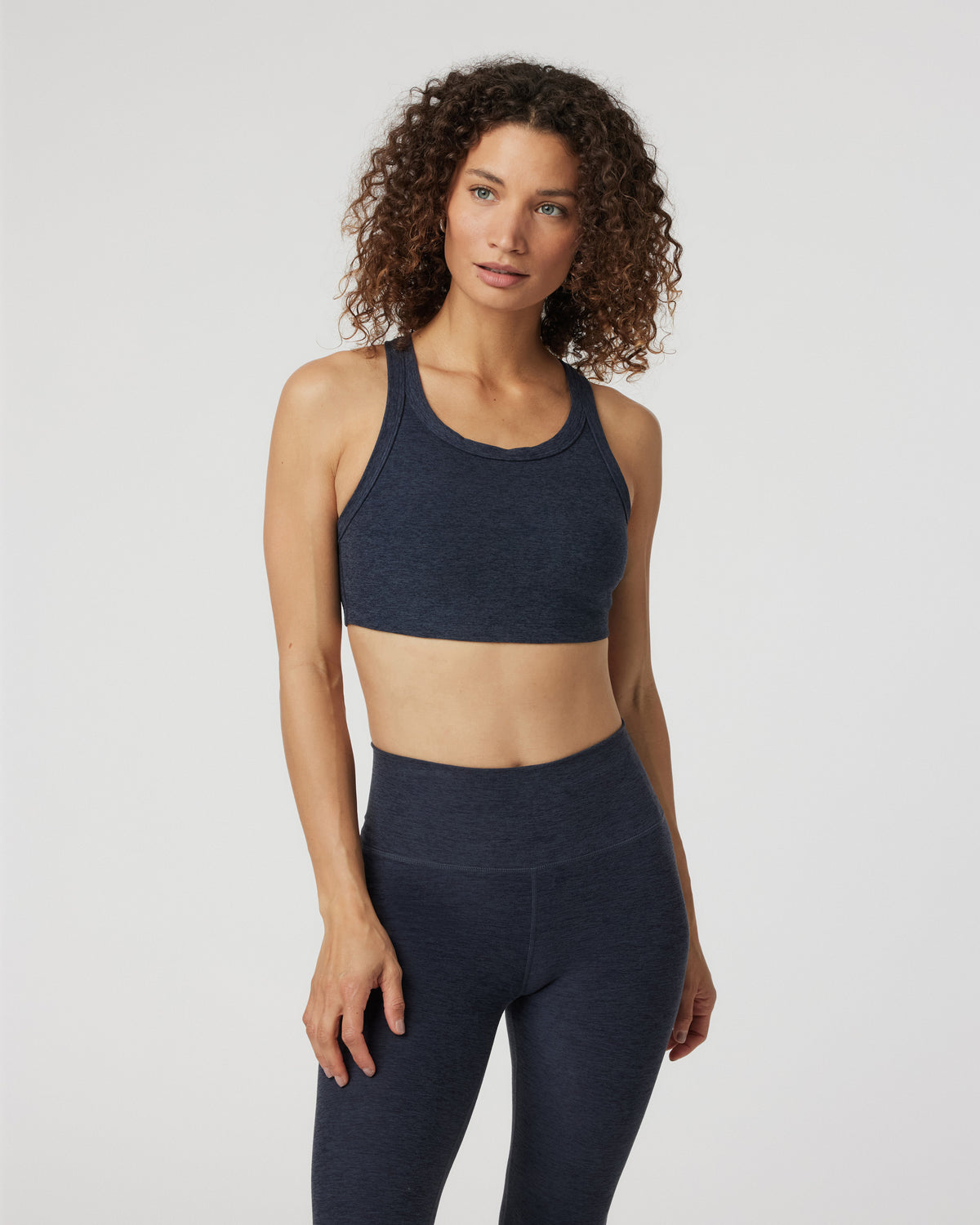 Vuori Elevation Racer Bra Midnight Racerback Sports Bra