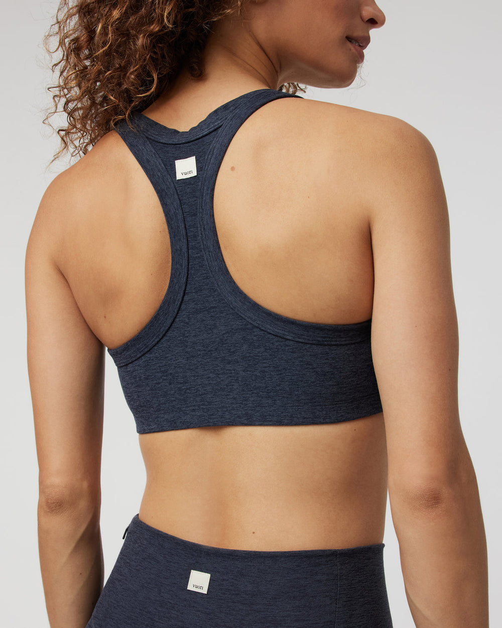 Vuori Elevation Racer Bra Midnight Racerback Sports Bra