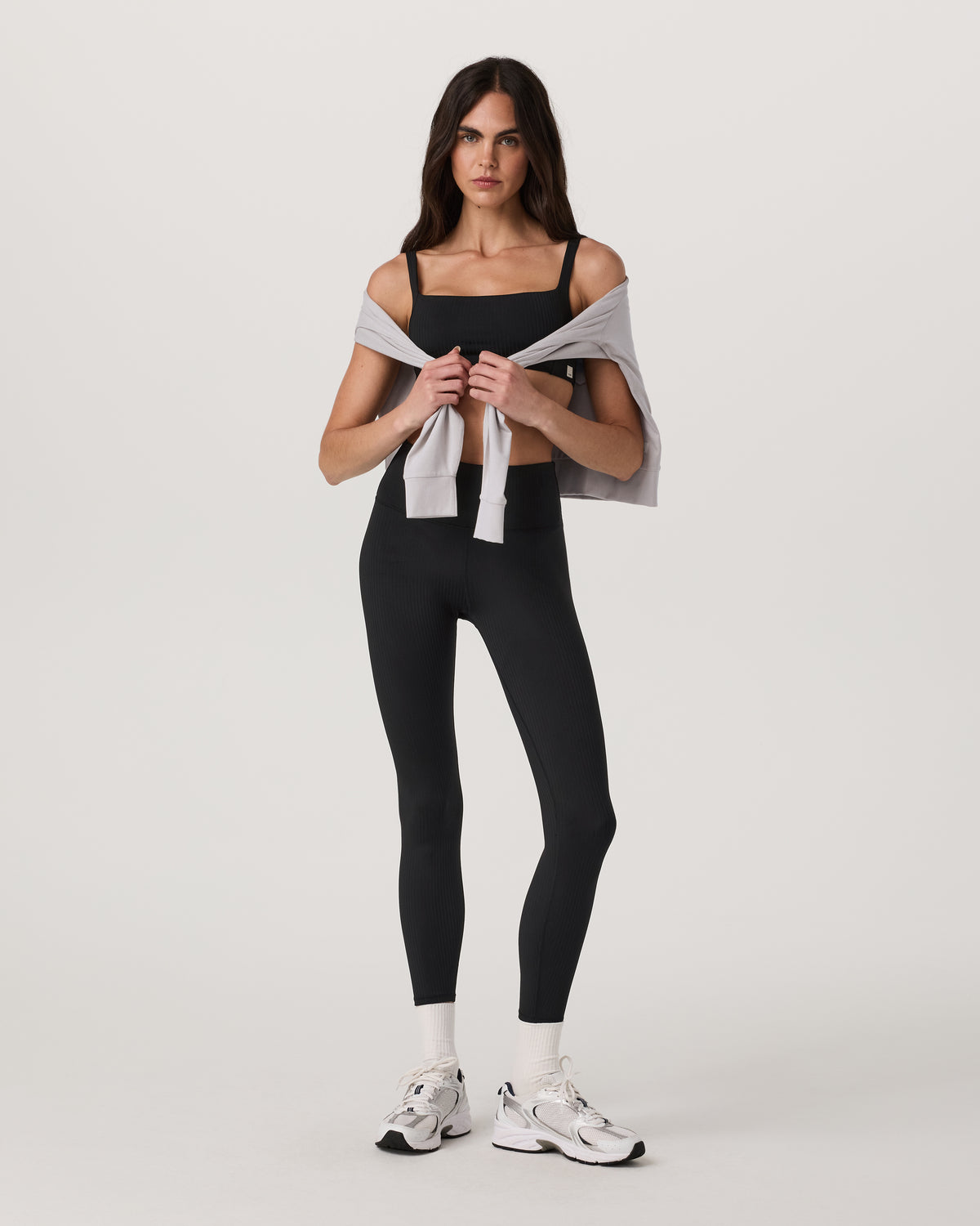 Vuori Inversion Rib Bra Women's Black Sports Bra