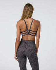 Vuori Yosemite Bra Chia Stucco Strappy Sports Bra