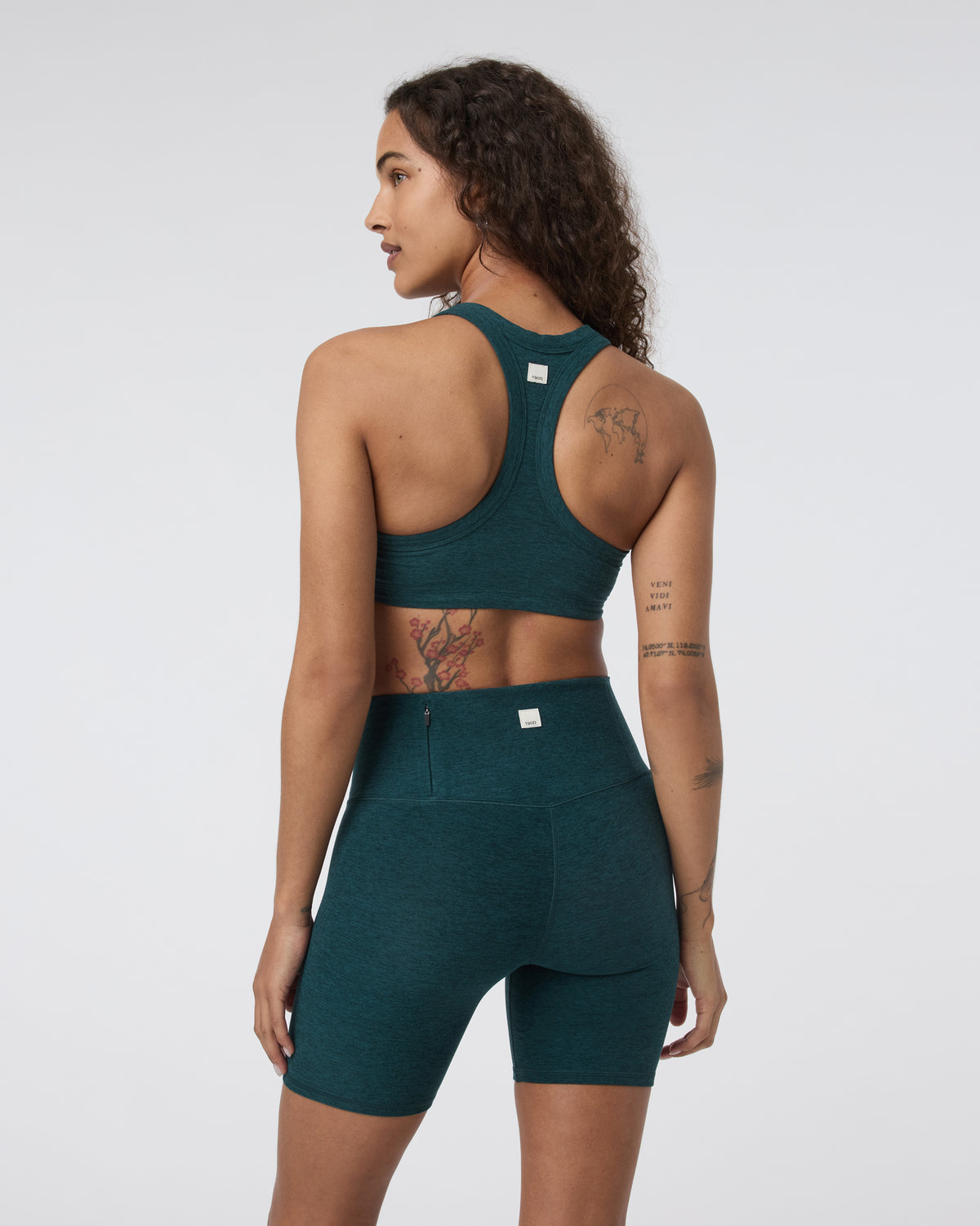 Vuori Elevation Racer Bra Moss Heather