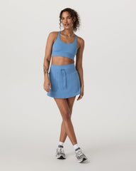 Vuori Yosemite Longline Bra Light French Blue Sports Bra